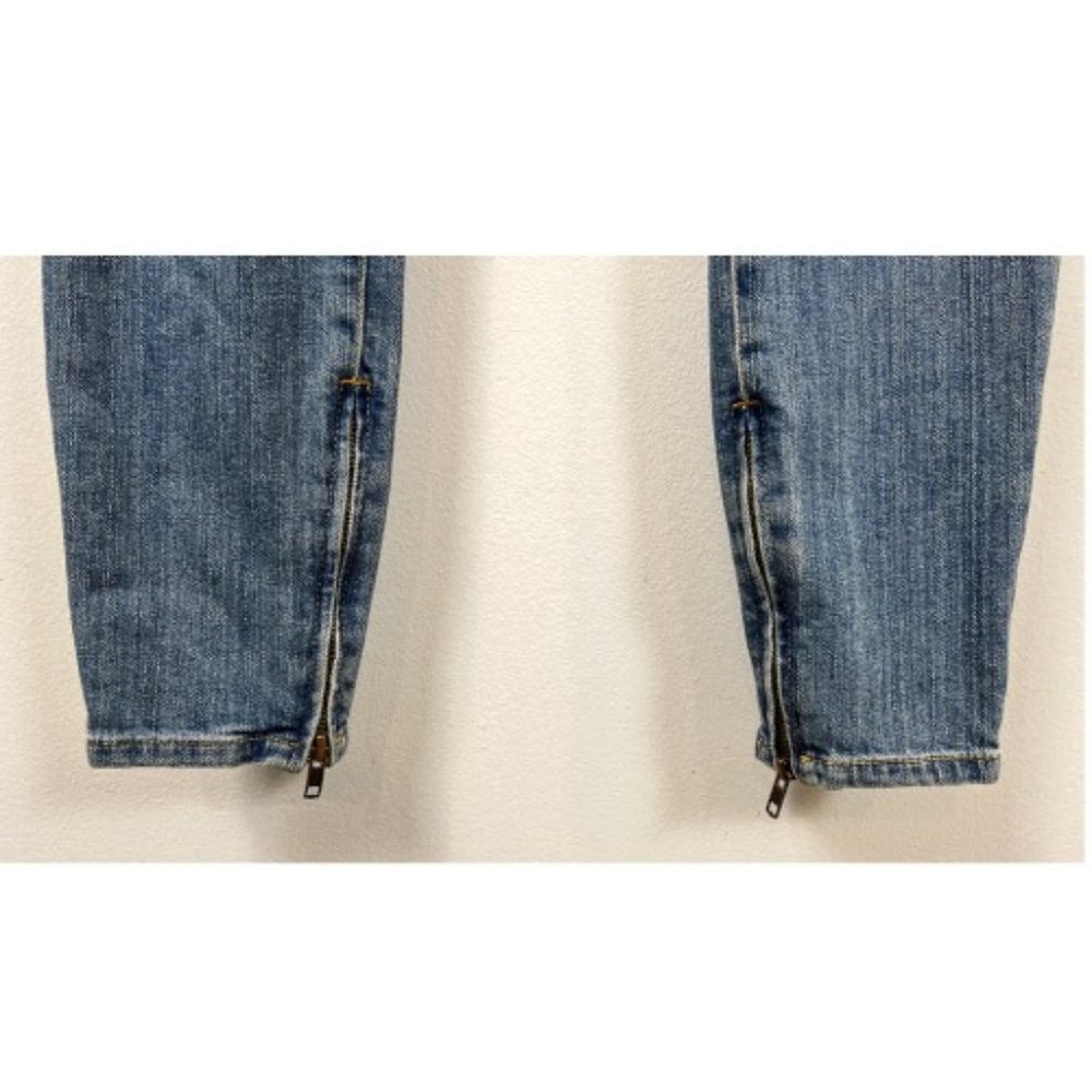 NWT CURRENT ELLIOTT SILVERLAKE ZIP SKINNY JEANS  26 - Picture 4 of 9